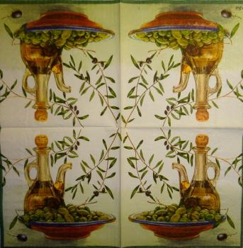 100 Olives - 3-ply (purple) - Ambiente